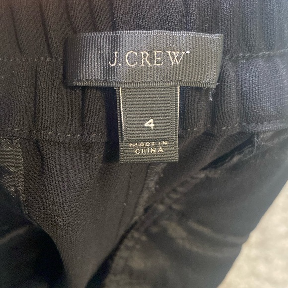 J.Crew Turner Pull On Black Jogger Pants 4 - Picture 6 of 12